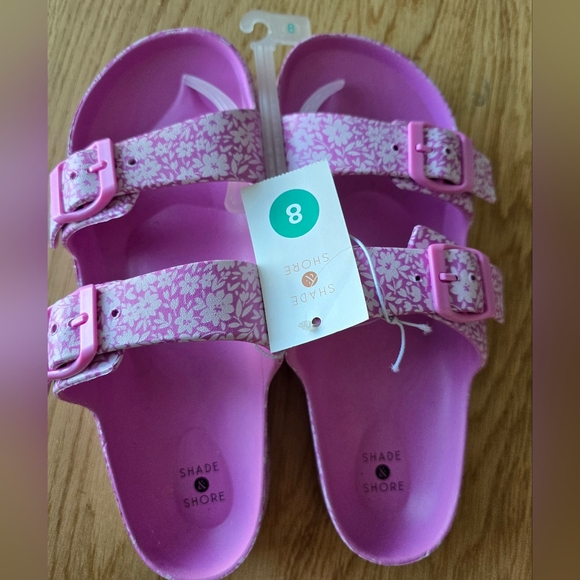 Shade & Shore Womens Pink Sandals - Size 8 - NWT - Picture 3 of 3